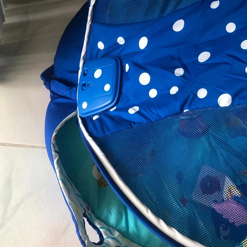 Disney Blue Baby Play Mat with Ocean Print and Canopy